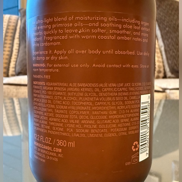 Moroccanoil Ambre Noir Body Lotion - 12.2 fl. oz. N ver opened. - Picture 3 of 5